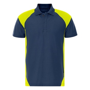 Polo de sécurité à prix de gros, réfléchissant, pour la construction, vêtements de travail pour hommes, manches courtes, polos de travail haute visibilité - Product Image 1