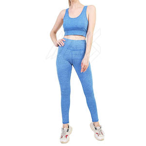 Conjunto de yoga sin costuras de alta calidad para gimnasio, ropa deportiva de diseño único, mejor material, conjunto de yoga para mujer - Product Image 1