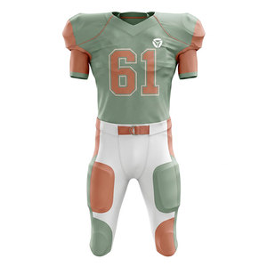 Flexible Fit American Football Uniform Lightweight And Breathable Fabric Perfect For Sports Training And Matches - Product Image 1