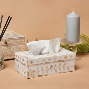 Boîte à mouchoirs en nacre de haute qualité faite à la main boîte à mouchoirs en incrustation de vadrouille meilleur cadeau pour femme et amis boîte à mouchoirs de voiture - Product Image 1