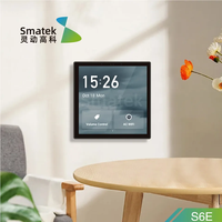 Panneau tactile intelligent Smatek 4 pouces pour maison connectée, tablette Android Zigbee, écran LCD mural, design coulissant, commande vocale, automatisation domestique Tuya