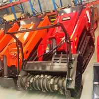 Mini chargeuse compacte chinoise V1000, moteur Kubota diesel, chargeuse compacte à chenilles, chargeuse compacte à chenilles à marche arrière, broyeur agricole