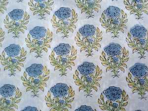 Tissu en coton imprimé à la main jersey tissé léger rayé tissu imprimé en gros robes chemises costumes rideaux filles - Product Image 4