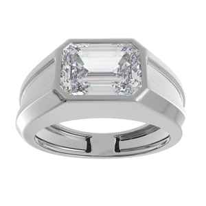 แหวนเพชรมอิสซาไนท์สำหรับผู้ชายแหวนเพชร925เงินสเตอร์ลิงทันสมัยเครื่องประดับสำหรับงานแต่งงาน - Product Image 1