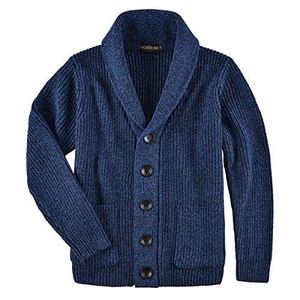 Hot Sale Fashion Infant Thick Cotton/Acrylic Eco-Friendly Winter Single Breasted Knitted <b>Cardigan</b> <b>Long</b> Sleeve Lapel Boys Shawl - Product Image 6
