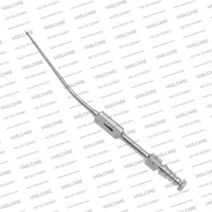 Vente en gros Frazier 9fg Tube d'aspiration en acier inoxydable Longueur totale de 175mm Source d'alimentation manuelle Connexion Instrument médical Vaslcare - Product Image 4