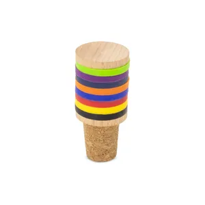 Bouchons de bouteille de vin en liège personnalisés Hoodia, gadget unique - Product Image 1