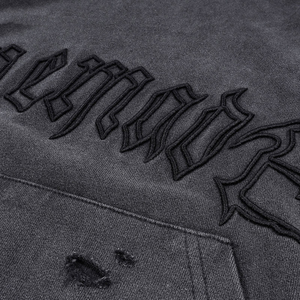 เสื้อสเวตเตอร์ถักมีฮู้ดผ้าหนาพิมพ์ลายรอยยิ้มบนท้องถนน - Product Image 6