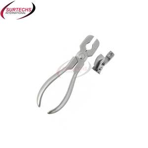 Applicateur d'anneau nasal en acier inoxydable de 25 cm de long pour instrument chirurgical cochon/taureau - Product Image 2