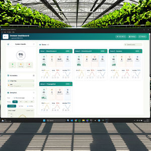 Logiciel d'éclairage de serre industriel Netvion NV-INF-CORE, système d'automatisation horticole local basé sur PC, équipement agricole - Product Image 1