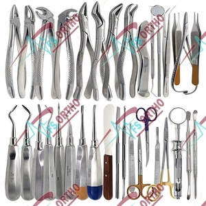 Juego de 74 Piezas de Instrumentos de Acero Inoxidable para Cirugía Dental Oral Manual, Elevadores y Pinzas de Extracción - Product Image 2