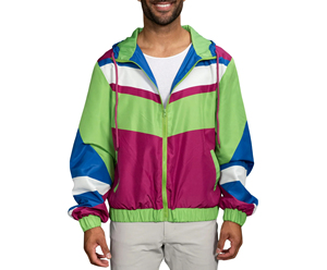 Chaqueta cortavientos transpirable personalizable al por mayor OEM para el verano al aire libre correr casual con capucha diseño de talla grande impermeable - Product Image 1