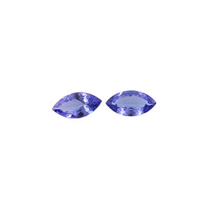 Tanzanite สีน้ำเงินธรรมชาติขนาด7x14มม. มาร์คีตัด2.15 cts. อัญมณีหลวมสำหรับทำเครื่องประดับ - Product Image 1