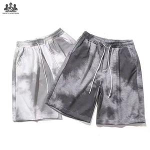 Shorts décontractés pour hommes, taille mi-haute, en coton 100 %, effet délavé |   Coupe ample |   OEM ODM |   Imperméable et écologique - Product Image 2