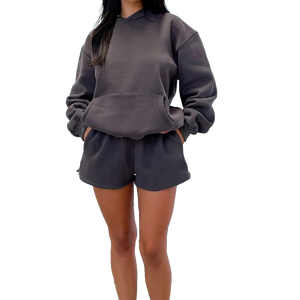 Custom 3D Puff Printing Women Track Suits Two Piece Sets Summer Sets Puff Print Custom Women's Sets Tracksuit - Product Image 4