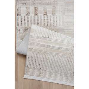 Alfombra Moderna Beige Netline Home Depot's Mexx MX006 de 80x150 cm, Polipropileno y Poliéster Duraderos, Diseño Antideslizante y Fácil de Limpiar - Product Image 4