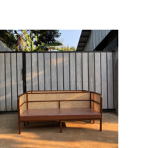 Sofá Moderno de Mimbre y Ratán, Asientos Elegantes y Confortables para Hoteles, Cafés y Casas de Lujo - Product Image 3