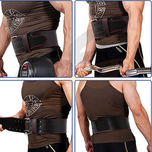 2026 haute qualité unisexe Logo personnalisé Gym Fitness ceinture de levage en cuir Pu ceintures d'haltérophilie ceinture d'haltérophilie OEM - Product Image 2