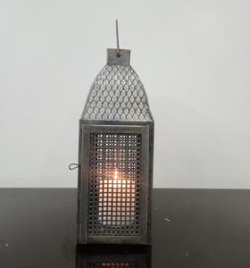 Elegante vela linterna hogar jardín decorativo hecho a mano Metal linterna Mesa Pilar vela linterna - Product Image 5