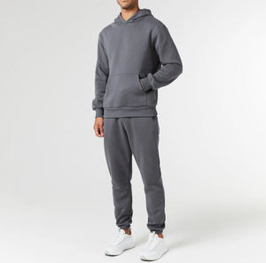 Vente en gros Sweat à capuche surdimensionné vierge pour hommes poids lourd 450gsm coton Streetwear pull logo personnalisé impression fournisseur d'usine - Product Image 3