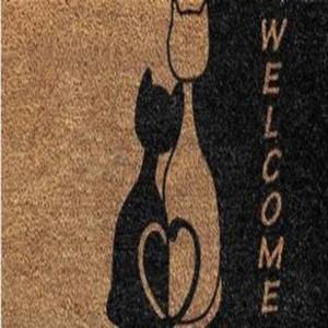 PVC Backed Coir <b>Mat</b> Solid Color Durable Non-Slip Washable Eco-Friendly Modern Hotel Outdoor Indoor Home Office - Product Image 1