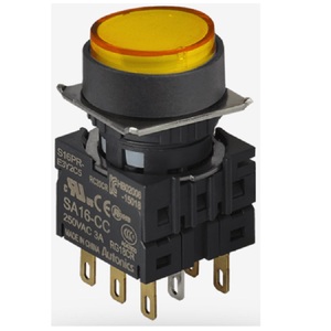 Interrupteur lumineux Autonics S16PR-E3RC24 bouton poussoir 16mm certifié EAC - Product Image 4