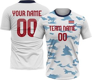 Maillot de football personnalisé avec logo OEM ODM, ensemble d'uniformes de football respirants pour l'entraînement, pour enfants, hommes, équipes - Product Image 2