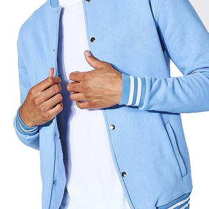 Blouson aviateur universitaire personnalisé OEM pour hommes grande taille broderie en chenille col montant hiver Letterman manteau Streetwear - Product Image 4