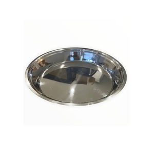 Plateau à huîtres en acier inoxydable avec argent de qualité supérieure poli avec forme et taille personnalisées utilisé pour servir le plateau à huîtres de fruits de mer - Product Image 1