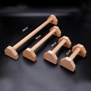 Barres parallèles en bois antidérapantes XLAN, barres <span class=keywords><strong>de</strong></span> pompes, supports pour exercices <span class=keywords><strong>de</strong></span> callisthénie, entraînements <span class=keywords><strong>de</strong></span> force du haut du corps - Product Image 2