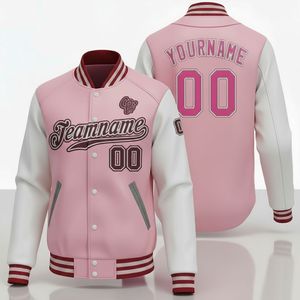 Logo personnalisé Collège Baseball Hommes Veste Brodé Varsity Manches Été Casual Letterman Veste Noir Couple Personnalisable - Product Image 3