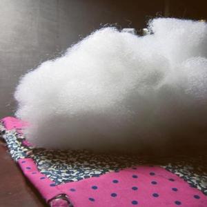 Recycled Soft White Light Faux <b>Staple</b> Home Textile Cushion Toys High Fill Power Polyester Fiber Washable Hollow Style - Product Image 6