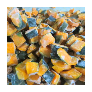 PRIX D'USINE Citrouille congelée en dés et emballée IQF du Vietnam Longue durée de conservation Idéal pour les soupes Aliments végétaliens Industrie des aliments pour bébés - Product Image 4