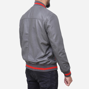 Chaqueta de Cuero Clásica para Hombre, Corte Casual, Cuero Genuino, Ropa Exterior, Logotipo Personalizado, Fabricación al por Mayor OEM - Product Image 6