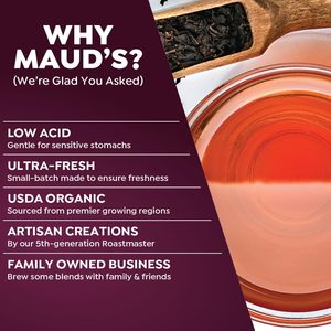 Maud's Organic English Breakfast Black <b>Tea</b> Pods, 24 ct, Single Serve Pods - Product Image 4