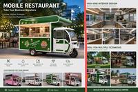 Camion de restauration mobile personnalisable avec GPS, construction en acier inoxydable, capacité adaptable pour usage extérieur, crème glacée