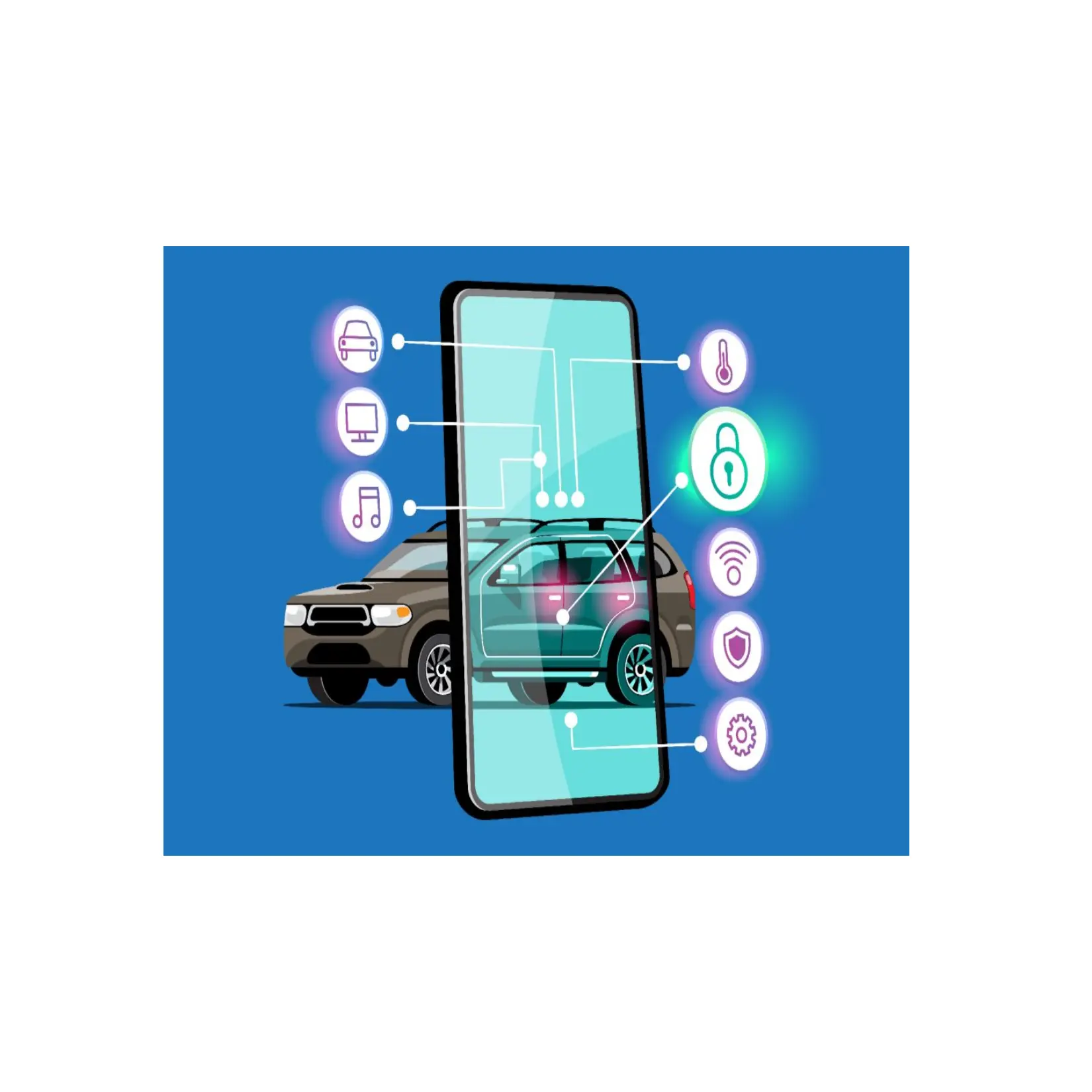 Servicio de aplicaciones móviles automotrices listas para enviar con función personalizada disponible para la venta por exportadores indios