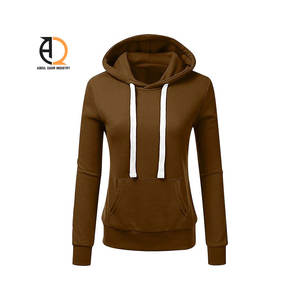 เสื้อมีฮู้ดผู้หญิงโอเวอร์ไซส์ผ้าคอตตอนรุ่นเฮฟวี่เวตแขนยาวพิมพ์ลายตัวอักษร - Product Image 1