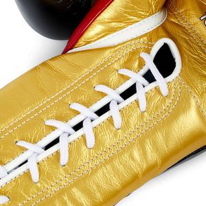 Guantes de Boxeo de Encaje de Alta Calidad en Oferta, con Logotipo Personalizado, de Cuero Vacuno, para Adultos, para Entrenamiento y Competencia - Product Image 5