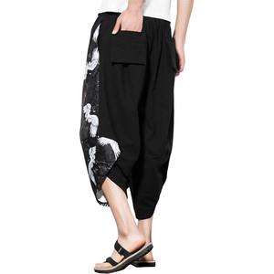 กางเกงวอร์มสำหรับผู้ชาย, กางเกงวอร์มลำลองสีล้วนทำจากชุดกีฬา - Product Image 5