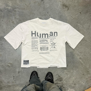 Venta al por mayor de los hombres logotipo personalizado impreso de gran tamaño camiseta Casual lavado ácido Jersey 100% algodón hombro caído O cuello Camiseta para los hombres - Product Image 3