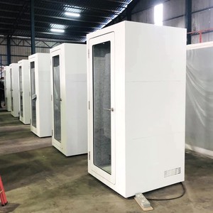 Cabina moderna acústica Premium Vis-a-Vis insonorizada para oficina para trabajo y reuniones enfocadas - Product Image 6