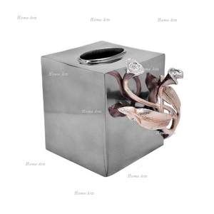 Boîte à mouchoirs de forme carrée de dernière génération pour la maison, l'hôtel, le restaurant, utilisation de papier de soie à prix avantageux - Product Image 1