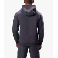 Kedatangan Baru Pullover Berkualitas Tinggi Kasual Musim Dingin Tracksuit Pria Warna Polos Pakaian Olahraga Luar Ruangan 100% Katun Desain 2 in 1