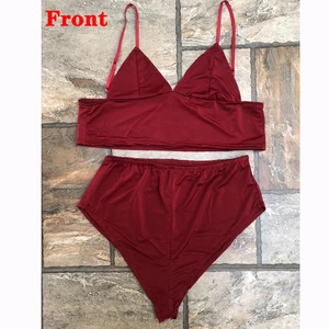 OEM Custom 2 Piece <b>Silk</b> Sleepwear Pajama Set <b>Ladies</b> Lingerie <b>Pyjamas</b> Women Sleepwear Sets Custom Logo Two Piece Satin Pajama Set - Product Image 5