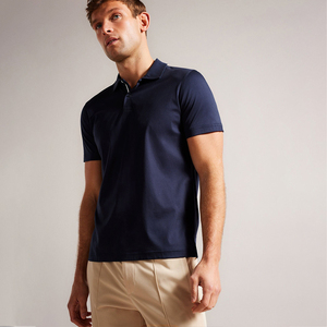 Polo de algodón de lujo, ajustado, marca personalizada disponible con tu logotipo personalizado, ropa de calle de moda, polos para hombre, marca - Product Image 1