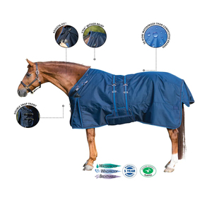 Tapis pour chevaux OEM/ODM, équipement de marque privée, respirant, Stable, couvertures pour chevaux, au meilleur prix compétitif - Product Image 3