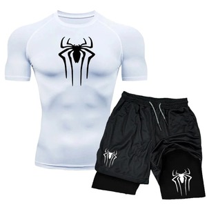 Summer New 2025 100% Cotton T-Shirt Sets Premium <b>3D</b> <b>Printed</b> Shorts Set for Men Custom Breathable Shorts Shirt Set - Product Image 1