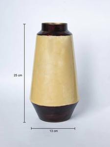 Jarrón Artístico de Metal con Diseño Floral para Decoración Contemporánea del Hogar y Arreglos Florales de Mesa - Product Image 6