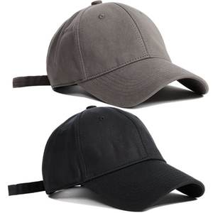 Casquettes de baseball vintage de couleur unie 100% coton respirant imperméable Snapback unisexe adulte décontracté - Product Image 5